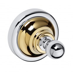 Крючок Bemeta Retro 144206138, хром/золото