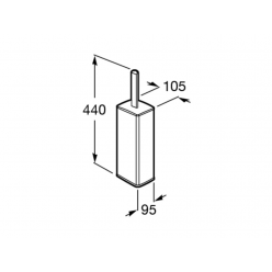 Настенный держатель для туалетной щетки Roca Select, A816305001