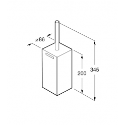 Туалетный ершик Roca Rubik, 816852001