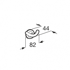 Крючок для одежды Roca Hotel's Classic, 815491001