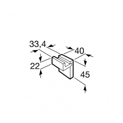 Крючок Roca Rubik, A816840001