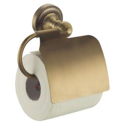 Держатель туалетной бумаги Fixsen Antik FX-61110 с крышкой