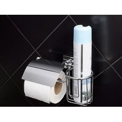 Держатель туалетной бумаги Fixsen Kvadro FX-61309+10 с держателем для освежителя