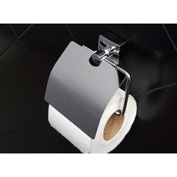 Держатель туалетной бумаги Fixsen Kvadro FX-61310 с крышкой