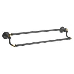 Полотенцедержатель Fixsen Luksor FX-71602B двойной