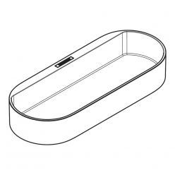 Hansgrohe WallStoris Корзина для хранения черный матовый 27913670