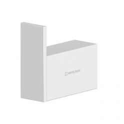 Крючок Whitecross Cubo CU2410WH, цвет белый матовый