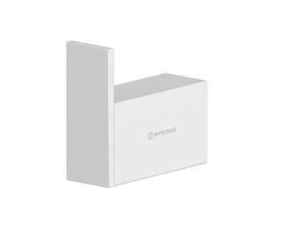 Крючок Whitecross Cubo CU2410WH, цвет белый матовый