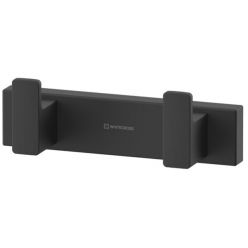 Крючок двойной Whitecross Cubo CU2412BL, цвет черный матовый