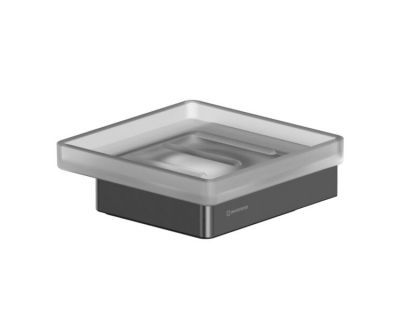 Мыльница Whitecross Cubo CU2420GM, цвет оружейная сталь