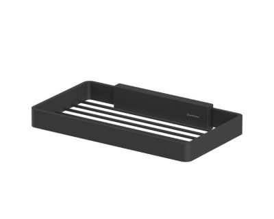 Мыльница-решетка Whitecross Cubo CU2424BL, цвет черный матовый