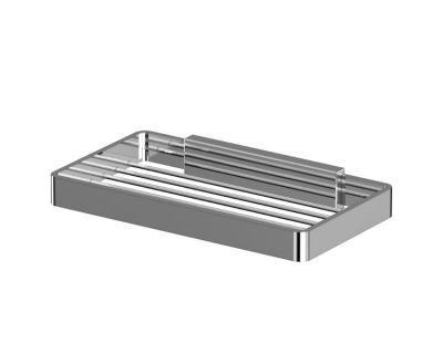 Мыльница-решетка Whitecross Cubo CU2424CR, цвет хром