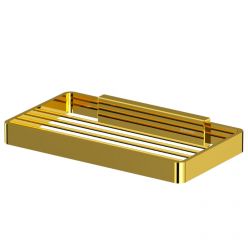 Мыльница-решетка Whitecross Cubo CU2424GL, цвет золото