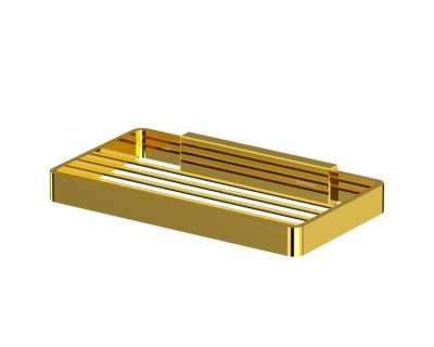 Мыльница-решетка Whitecross Cubo CU2424GL, цвет золото