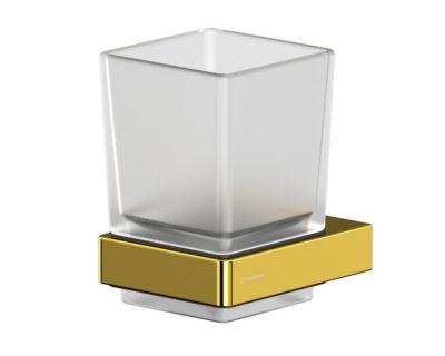 Стакан для щеток Whitecross Cubo CU2430GL, цвет золото