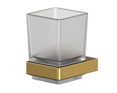 Стакан для щеток Whitecross Cubo CU2430GLB, цвет золото брашированное