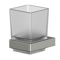 Стакан для щеток Whitecross Cubo CU2430NIB, цвет никель брашированный