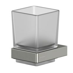 Стакан для щеток Whitecross Cubo CU2430NIB, цвет никель брашированный