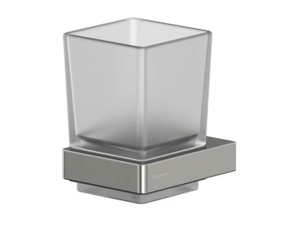 Стакан для щеток Whitecross Cubo CU2430NIB, цвет никель брашированный