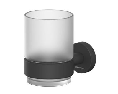 Стакан для щеток Whitecross Ergo ER2230BL, цвет черный матовый