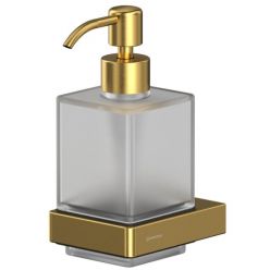 Дозатор жидкого мыла Whitecross Cubo CU2440GLB, цвет золото брашированное