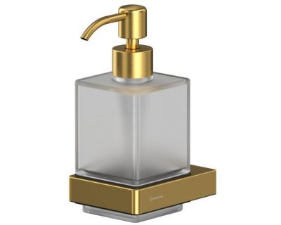 Дозатор жидкого мыла Whitecross Cubo CU2440GLB, цвет золото брашированное
