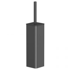 Ершик для унитаза Whitecross Cubo CU2474GM, напольный, цвет оружейная сталь