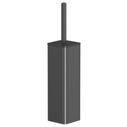 Ершик для унитаза Whitecross Cubo CU2474GM, напольный, цвет оружейная сталь