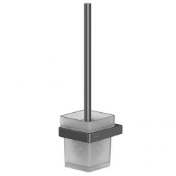 Ершик для унитаза Whitecross Cubo CU2470GM, подвесной, цвет оружейная сталь