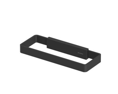 Полотенцедержатель Whitecross Cubo CU2458BL, 20 см, цвет черный матовый