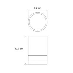 Стакан для зубных щеток WasserKraft Inn K-4328