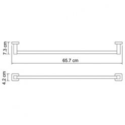 Держатель для полотенец WasserKraft Dill K-3930