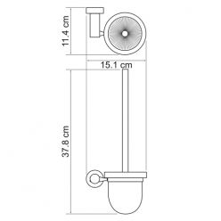 Ершик для унитаза WasserKraft Donau K-9427