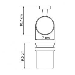 Ершик для унитаза WasserKraft Lippe K-6527