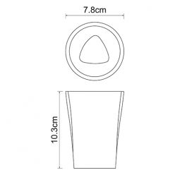 Стакан для зубных щеток WasserKraft Ohre K-37728