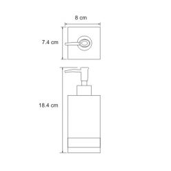 Дозатор для жидкого мыла WasserKraft Inn K-4399