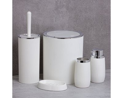 Комплект аксессуаров для ванных комнат (5 шт.), белый Bemeta HOME 290000209
