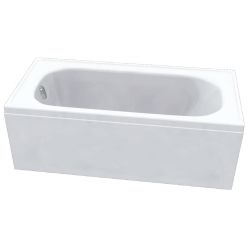 Акриловая ванна Bonito Home Daisy 150x70 см с ножками в комплекте, BH-DA-202-150/St