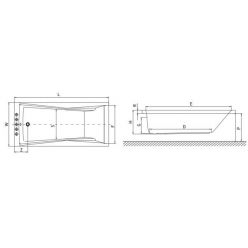 Акриловая ванна Excellent Palace 180x80 WAEX.PAL18WH