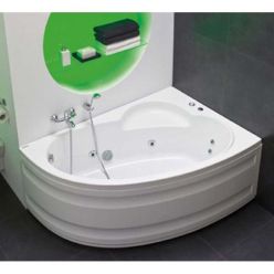 Акриловая ванна Poolspa Klio Asym 140x80 L с ножками PWAA610ZN000000