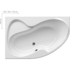 Акриловая ванна Ravak Rosa II 150x105 L, CK21000000