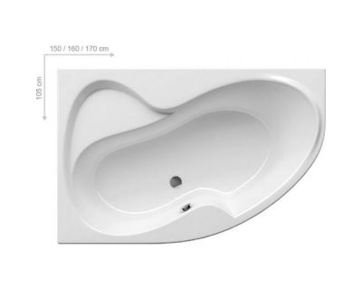 Акриловая ванна Ravak Rosa II 150x105 L, CK21000000