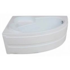 Акриловая ванна BAS Сагра 160х100 левая на каркасе с сифоном