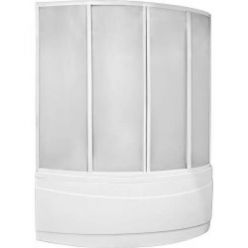 Акриловая ванна BAS Флорида 160х88 левая на каркасе с сифоном