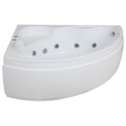 Акриловая ванна BAS Лагуна 170х110 правая на каркасе с сифоном