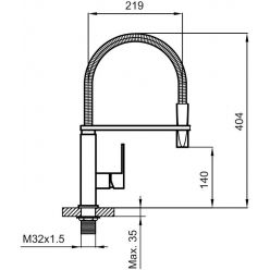 Смеситель для мойки Ahti Kemi KM823019