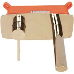 Смеситель для умывальника Rea Oval gold B5125