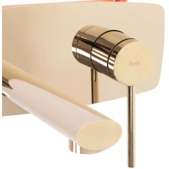 Смеситель для умывальника Rea Oval gold B5125