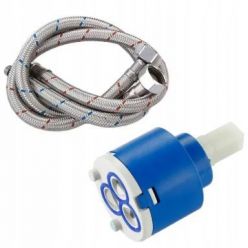 Смеситель для умывальника Rea Bloom White Gold B9919