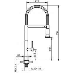 Смеситель для мойки Ahti Kemi KM803019
